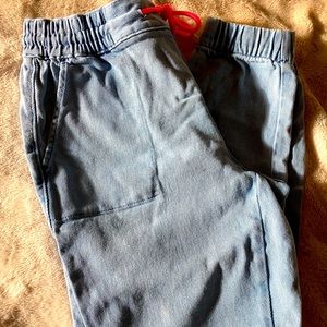 Light Denim Joggers